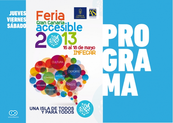 Cartel Feria Gran Canaria Accesible 2013